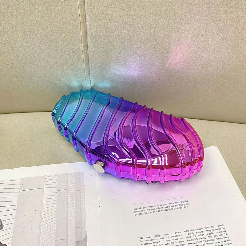 Luxury Designer Evening Clutch Acrylic Clutch Purse With Chain Ladies Handbag for Wedding Prom Party Women Evening Shoulder Bag