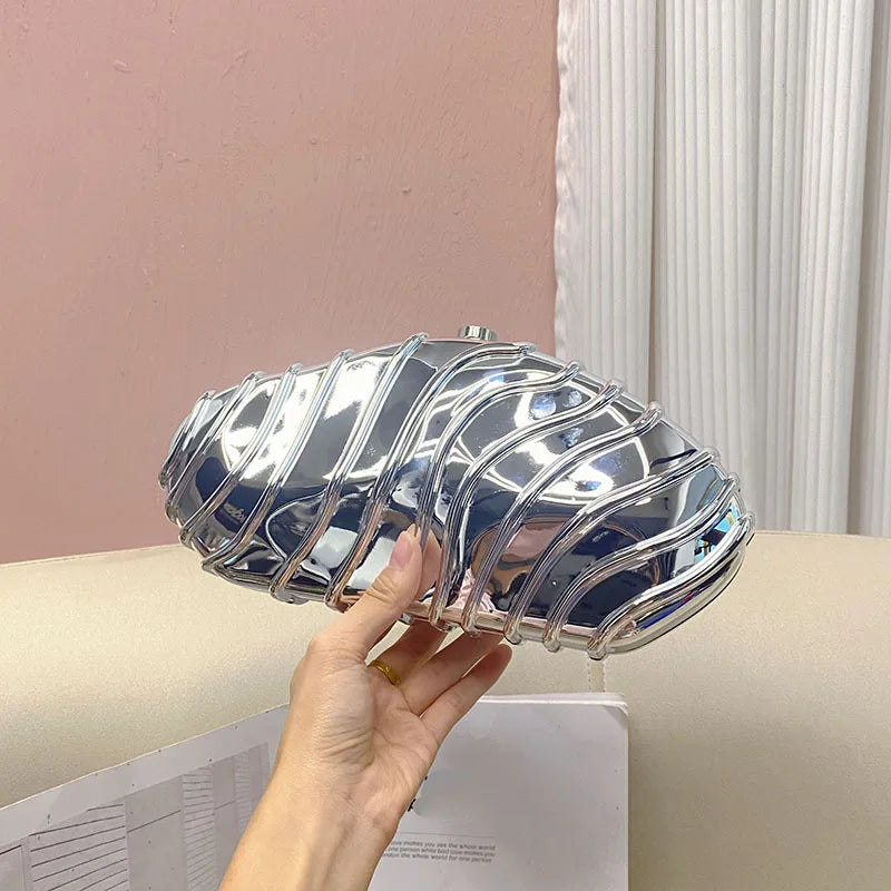 Luxury Designer Evening Clutch Acrylic Clutch Purse With Chain Ladies Handbag for Wedding Prom Party Women Evening Shoulder Bag