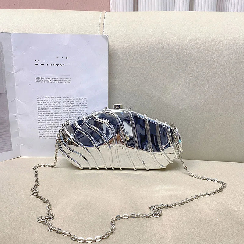 Luxury Designer Evening Clutch Acrylic Clutch Purse With Chain Ladies Handbag for Wedding Prom Party Women Evening Shoulder Bag