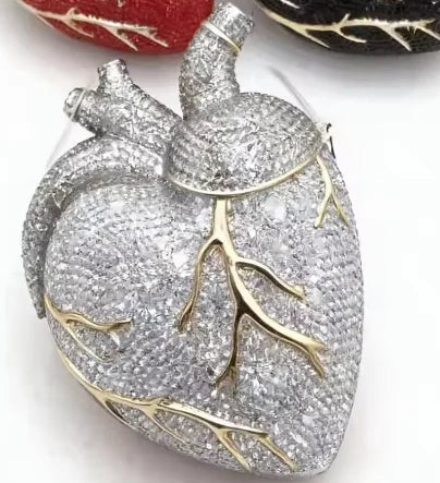 XIYUAN Heart Shaped Diamond Evening Bags Women Luxury Gorgeous Metallic Rhinestone Purses Ladies Unique Handbags Wedding Party
