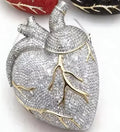 XIYUAN Heart Shaped Diamond Evening Bags Women Luxury Gorgeous Metallic Rhinestone Purses Ladies Unique Handbags Wedding Party